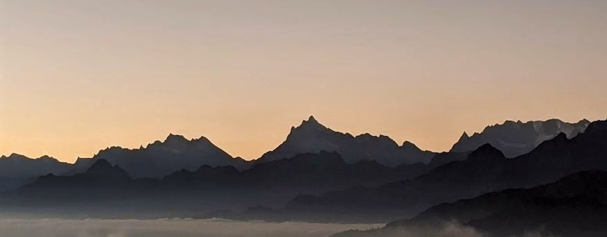 view from panch pokhari trek