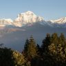 Dhalulagiri range captured from Poonhill viewpoint, one of the most popular hill stations in Nepal